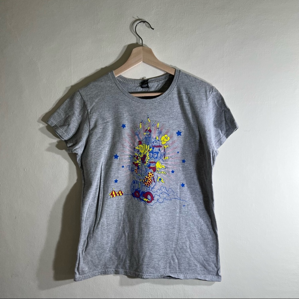 Lagunitas Beer Circus Graphic Tee - Sz Small - Gray - Womens